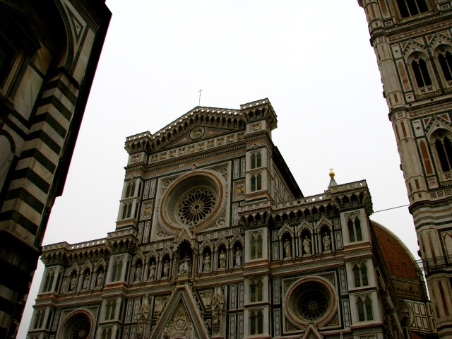 Outside the Duomo of Florence